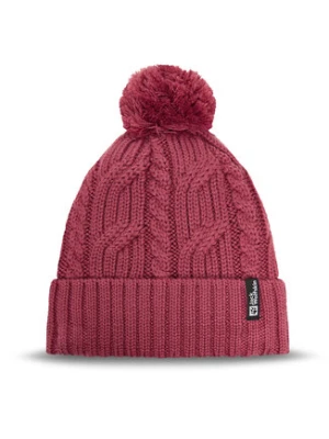 Jack Wolfskin Czapka Pompom 1905092 Fioletowy