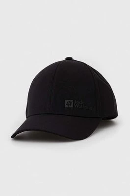 Jack Wolfskin czapka z daszkiem Summer Storm Xt kolor czarny gładka 1907753
