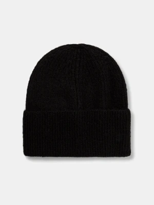 Jack Wolfskin czapka z domieszką wełny FUZZY czarny
