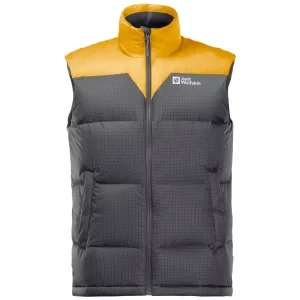 Jack Wolfskin Dna Tundra Down Vest M 1207181-3802, Męskie, Szare, bezrękawniki, poliester, rozmiar: 3XL