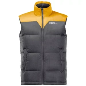 Jack Wolfskin Dna Tundra Down Vest M 1207181-3802, Męskie, Szare, bezrękawniki, poliester, rozmiar: L