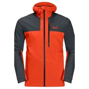 Jack Wolfskin Go Hike Jkt M 1114051-3048, Męskie, Czerwone, kurtki, poliester, rozmiar: L