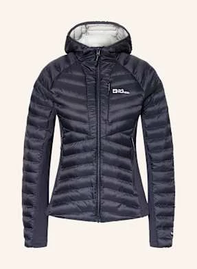 Jack Wolfskin Hybrydowa Kurtka Pikowana Routeburn Pro grau