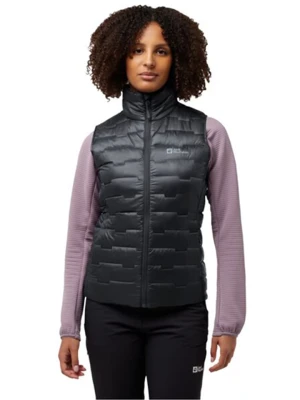 Jack Wolfskin Kamizelka puchowa "Passamani" w kolorze czarnym rozmiar: L