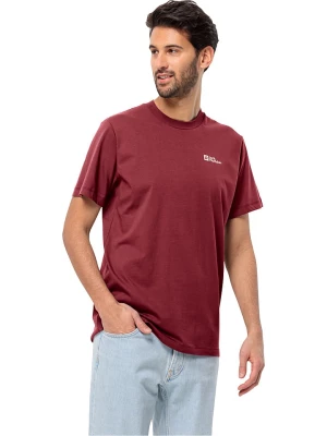 Jack Wolfskin Koszulka "Essential" w kolorze czerwonym rozmiar: L