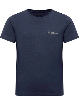 Jack Wolfskin Koszulka "Essential" w kolorze granatowym rozmiar: 116