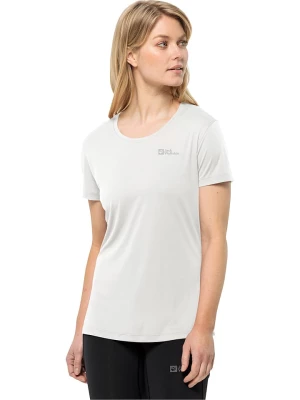 Jack Wolfskin Koszulka funkcyjna "Tech" w kolorze białym rozmiar: M