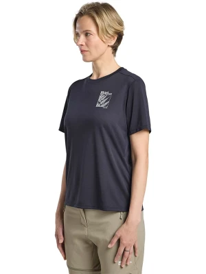 Jack Wolfskin Koszulka funkcyjna "Vonnan" w kolorze antracytowym rozmiar: M