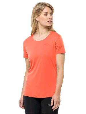 Jack Wolfskin Koszulka sportowa "Tech" w kolorze pomarańczowym rozmiar: S