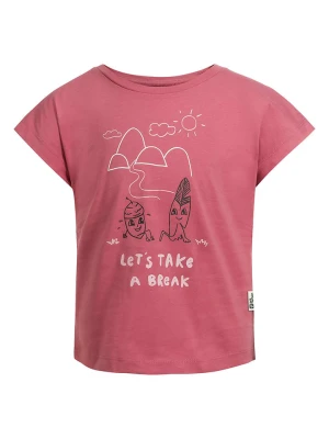 Jack Wolfskin Koszulka "Take a Break" w kolorze różowym rozmiar: 140
