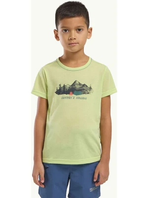 Jack Wolfskin Koszulka w kolorze jasnozielonym rozmiar: 116