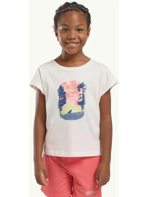 Jack Wolfskin Koszulka w kolorze kremowym rozmiar: 140