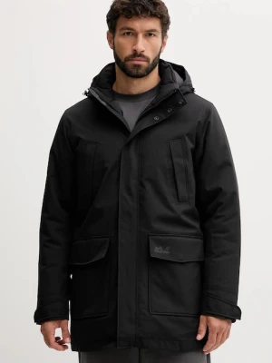 Jack Wolfskin kurtka CANYON SHIELD kolor czarny zimowa A65119