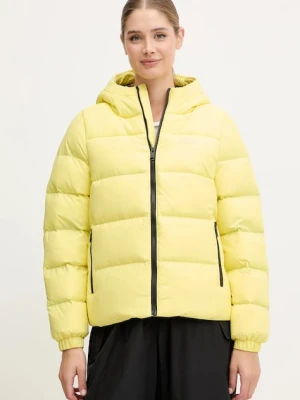 Jack Wolfskin kurtka FROZEN PALACE kolor żółty przejściowa A65097