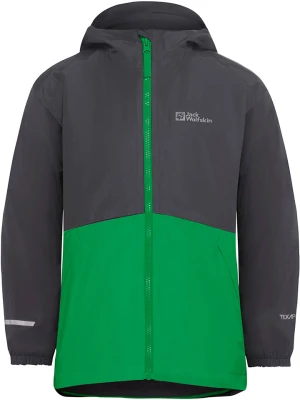 Jack Wolfskin Kurtka funkcyjna 3w1 "Iceland" w kolorze zielono-antracytowym rozmiar: 164