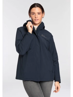 Jack Wolfskin Kurtka funkcyjna "Waldville" w kolorze granatowym rozmiar: 50