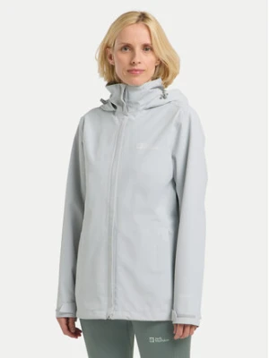 Jack Wolfskin Kurtka outdoor Trailtime 2l A63902 Szary Regular Fit