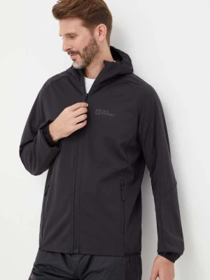 Jack Wolfskin kurtka outdoorowa Feldberg Hoody kolor czarny