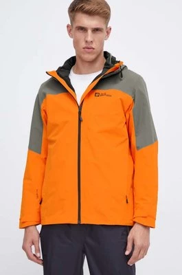 Jack Wolfskin kurtka outdoorowa Glaabach 3in1 kolor pomarańczowy