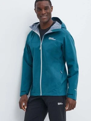 Jack Wolfskin kurtka outdoorowa Highest Peak 3L kolor zielony 1115134