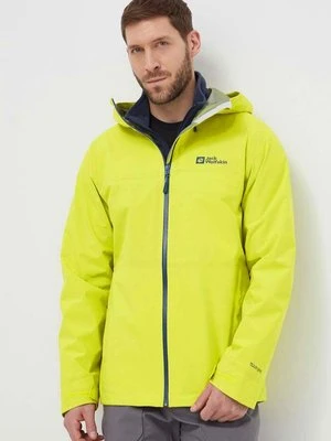 Jack Wolfskin kurtka outdoorowa Highest Peak 3L kolor żółty 1115134