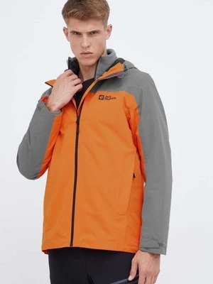 Jack Wolfskin kurtka outdoorowa Taubenberg 3in1 kolor pomarańczowy 1115311