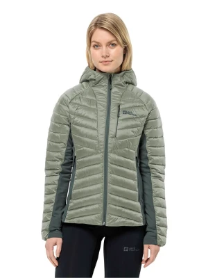 Jack Wolfskin Kurtka pikowana "Routeburn Pro" w kolorze zielonym rozmiar: XL