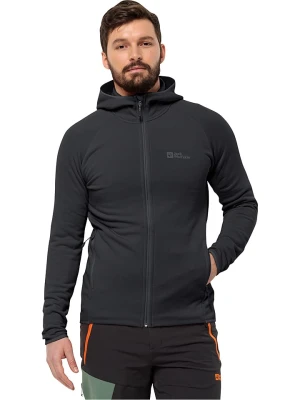 Jack Wolfskin Kurtka polarowa "Baiselberg" w kolorze czarnym rozmiar: L