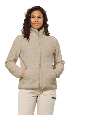 Jack Wolfskin Kurtka polarowa "High Curl" w kolorze beżowym rozmiar: XXL