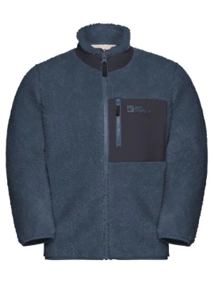 Jack Wolfskin Kurtka polarowa "Ice Curl" w kolorze granatowym rozmiar: 152