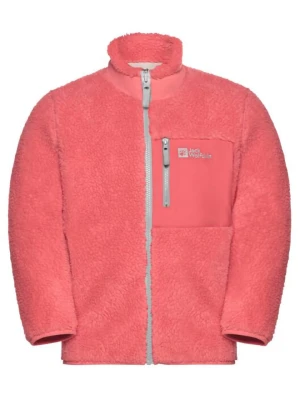 Jack Wolfskin Kurtka polarowa "Ice Curl" w kolorze różowym rozmiar: 116