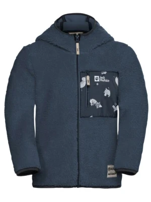 Jack Wolfskin Kurtka polarowa "Moomin Ice Curl" w kolorze granatowym rozmiar: 140