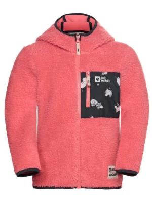 Jack Wolfskin Kurtka polarowa "Moomin Ice Curl" w kolorze różowym rozmiar: 92