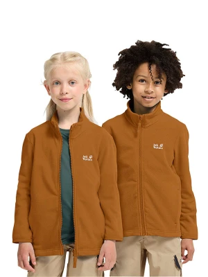 Jack Wolfskin Kurtka polarowa "Taunus 100" w kolorze jasnobrązowym rozmiar: 104