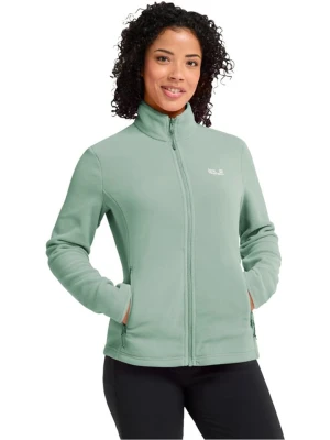 Jack Wolfskin Kurtka polarowa w kolorze zielonym rozmiar: L