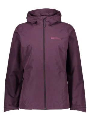 Jack Wolfskin Kurtka przeciwdeszczowa "Besler" w kolorze fioletowym rozmiar: XS