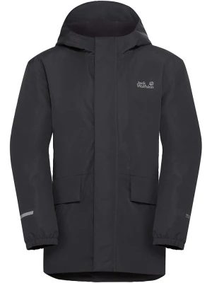 Jack Wolfskin Kurtka przeciwdeszczowa "Canvey" w kolorze czarnym rozmiar: 104
