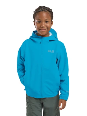 Jack Wolfskin Kurtka przeciwdeszczowa "Flaze" w kolorze niebieskim rozmiar: 104