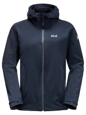 Jack Wolfskin Kurtka przeciwdeszczowa "Pack & Go" w kolorze granatowym rozmiar: XS