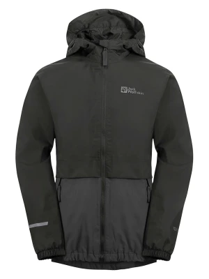 Jack Wolfskin Kurtka przeciwdeszczowa "Rainy Days" w kolorze antracytowym rozmiar: 116