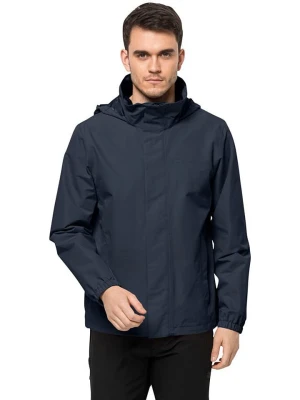 Jack Wolfskin Kurtka przeciwdeszczowa w kolorze granatowym rozmiar: XL