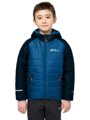 Jack Wolfskin Kurtka przejściowa "Zenon" w kolorze niebiesko-granatowym rozmiar: 116