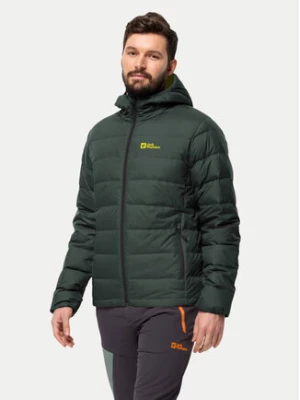 Jack Wolfskin Kurtka puchowa Ather Down 1207671 Zielony Regular Fit