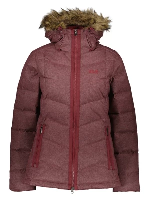 Jack Wolfskin Kurtka puchowa "Baffin Bay" w kolorze ciemnoczerwonym rozmiar: S