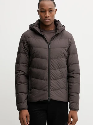 Jack Wolfskin kurtka puchowa Colonius męska kolor brązowy zimowa 1207431