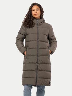 Jack Wolfskin Kurtka puchowa Frozen Palace Coat 1204133 Brązowy Regular Fit