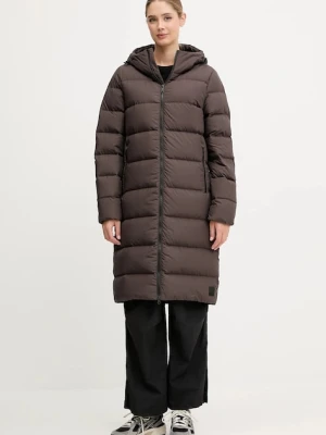 Jack Wolfskin kurtka puchowa Frozen Palace damska kolor brązowy 1204133