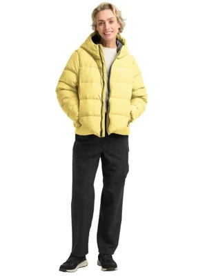 Jack Wolfskin Kurtka puchowa "Frozen Place" w kolorze żółtym rozmiar: XXL