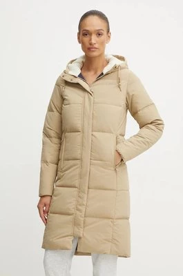 Jack Wolfskin kurtka puchowa Nordlicht damska kolor beżowy zimowa A60038