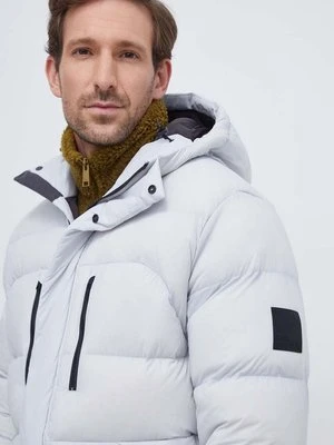 Jack Wolfskin kurtka puchowa Roemertor męska kolor szary zimowa 1207421